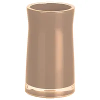 Pahar pentru periuțe de dinți Spirella Sydney Acril/ Beige/ Pe masă