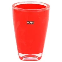 Стакан для зубных щёток MSV Tahiti Акрил/ Красный/ На столе