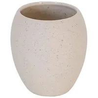 Pahar pentru periuțe de dinți MSV Bali Ceramică/ Beige/ Pe masă