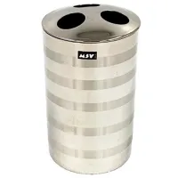 Стакан для зубных щёток MSV Cordoba Нержавеющая сталь/ Золото/ На столе