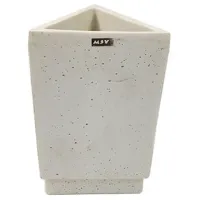 Стакан для зубных щёток MSV Suez Полирезин/ Белый/ На столе