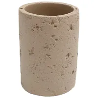 Pahar pentru periuțe de dinți Itaipu 52192 Ceramică/ Beige/ Pe masă