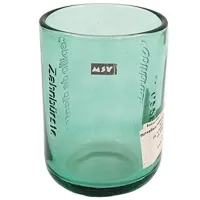 Стакан для зубных щёток MSV Денвер Стекло/ Зелёный/ На столе