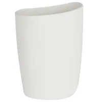 Pahar pentru periuțe de dinți Spirella Etna Ceramică/ White/ Pe masă