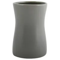 Стакан для зубных щёток MSV Palma Керамика/ Серый/ На столе