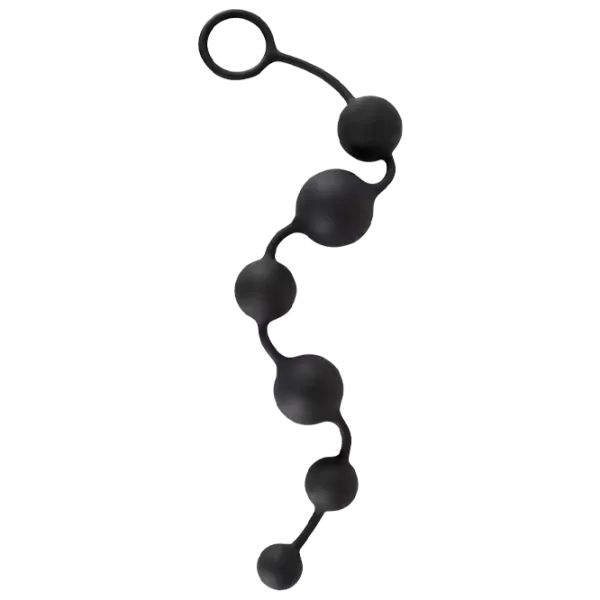 Анальные шарики Black Velvets Anal Beads 05192000000 (6шарика) Черный photo 1