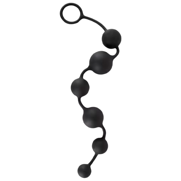 Анальные шарики Black Velvets Anal Beads 05192000000 (6шарика) Черный photo 1