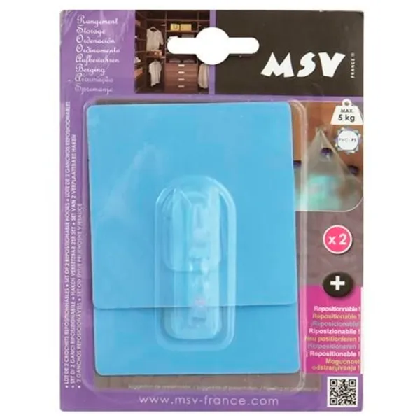 Крючки для ванной MSV 41014 Пластик photo 1