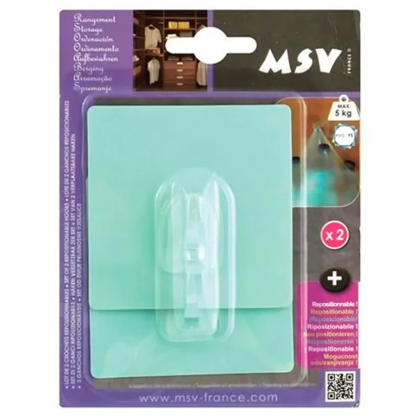 Крючки для ванной MSV 41016 Пластик photo 1