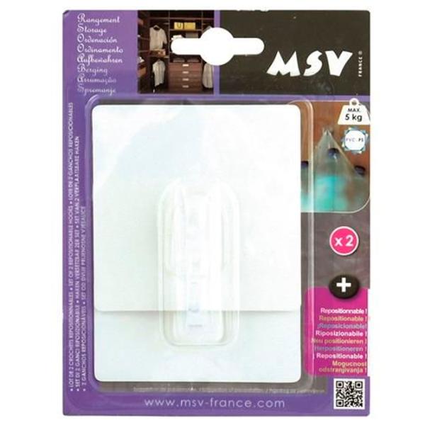 Крючки для ванной MSV 41017 Пластик photo 1