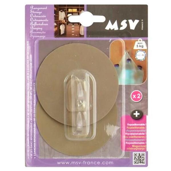 Крючки для ванной MSV 41001 Пластик photo 1