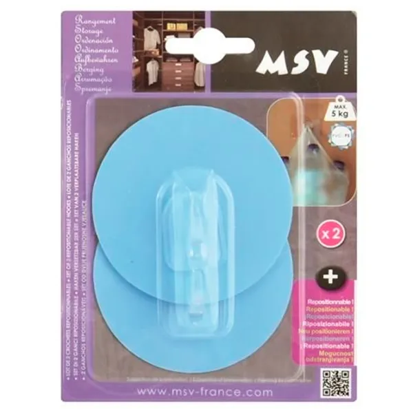 Крючки для ванной MSV 41002 Пластик photo 1
