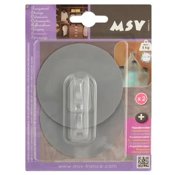 Крючки для ванной MSV 40996 Пластик photo 1