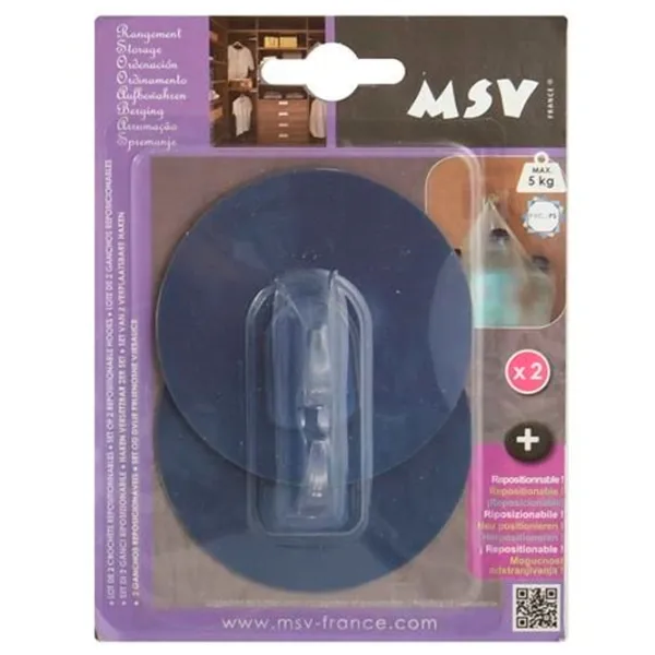 Крючки для ванной MSV 40998 Пластик photo 1