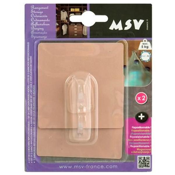 Крючки для ванной MSV 41012 Пластик photo 1