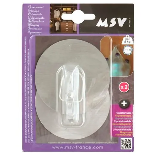 Крючки для ванной MSV 41007 Пластик photo 1 Крючки для ванной MSV 41007 Пластик photo 1