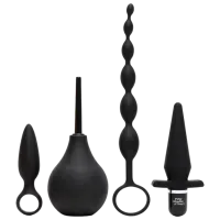 Jucărie anală Fifty Shades of Grey Pleasure Overload Take it Slow Black