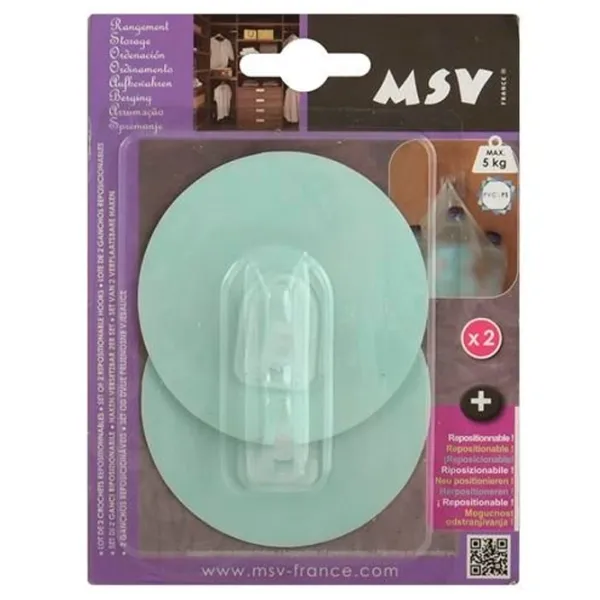 Крючки для ванной MSV 41004 Пластик photo 1