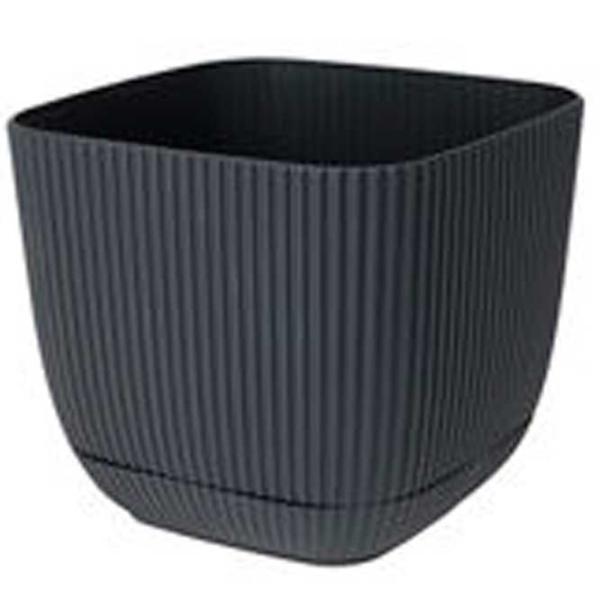 Ghiveci pentru flori PS 50729 Black/ Plastic/ Pe pervaz photo 1