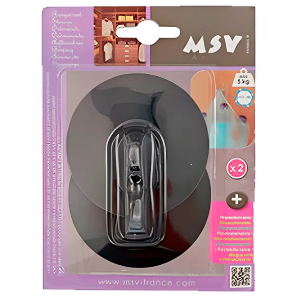 Крючки для ванной MSV 40446 Пластик photo 1