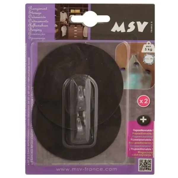 Крючки для ванной MSV 40997 Пластик photo 1