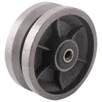 Колесо Euromaster 1140-127 127 мм / Фиксированное / Для ворот