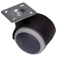 Roată Euromaster 2123-50 50 mm/ Rotativă/ pentru mobilă