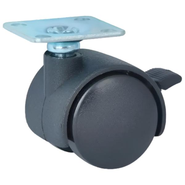 Roată Euromaster TWPB-40 40 mm/ Rotativă/ Containere photo 1