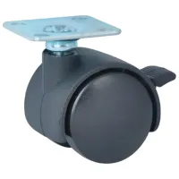 Roată Euromaster TWPB-40 40 mm/ Rotativă/ Containere