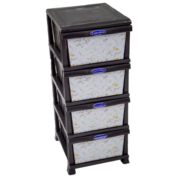 Comodă Magnus D009/ D 92 x 38 x 47/ Plastic/ Black photo 1
