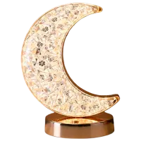 Lampă de noapte Desk lamp Moon Auriu