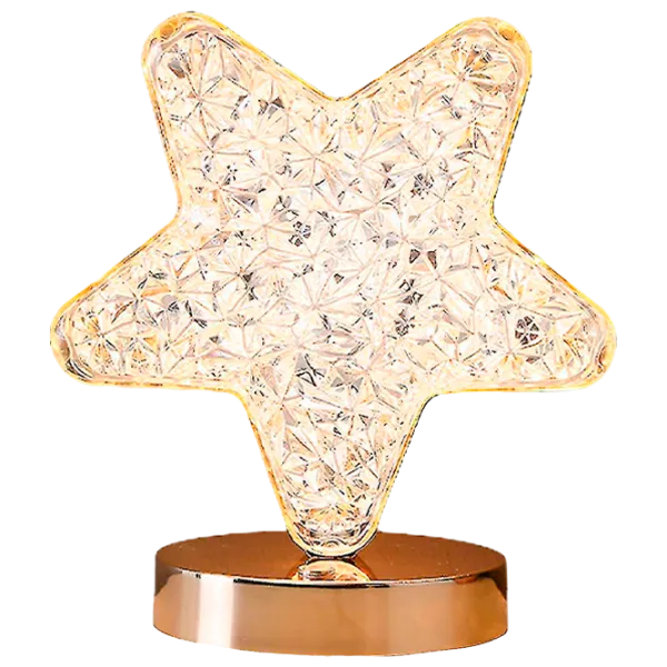 Lampă de noapte Desk lamp Star Stejar Auriu photo 1