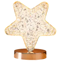 Lampă de noapte Desk lamp Star Stejar Auriu