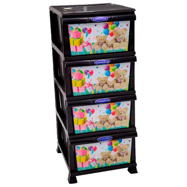 Comodă Magnus D009/ D 92 x 38 x 47/ Plastic/ Black photo 1