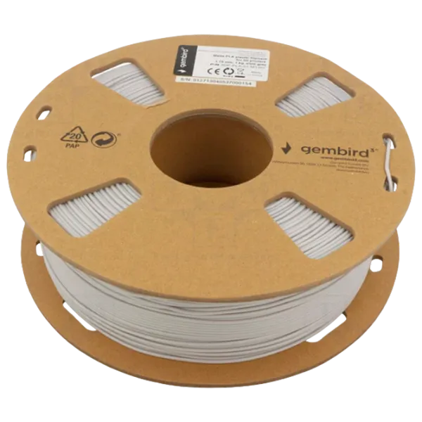 Филамент Gembird 3DP-PLA-01-MTSG Серый photo 1