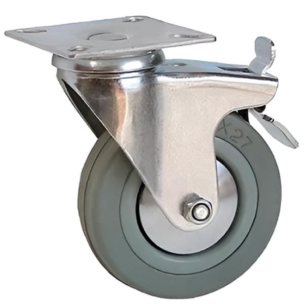 Roată Euromaster 3054-125 125 mm/ Rotativă/ Cărucioare photo 1 Roată Euromaster 3054-125 125 mm/ Rotativă/ Cărucioare photo 1