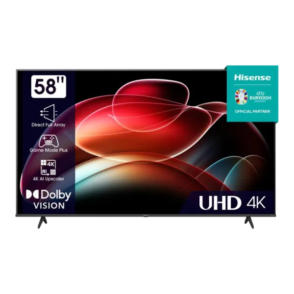 Televizor Hisense 58A6K  58" / DLED / 4K / Smart TV / Black photo 1