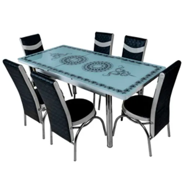 Masă de bucătărie extensibilă Magnus Kelebek II 0206 Sticlă/ Black photo 1 Masă de bucătărie extensibilă Magnus Kelebek II 0206 Sticlă/ Black photo 1