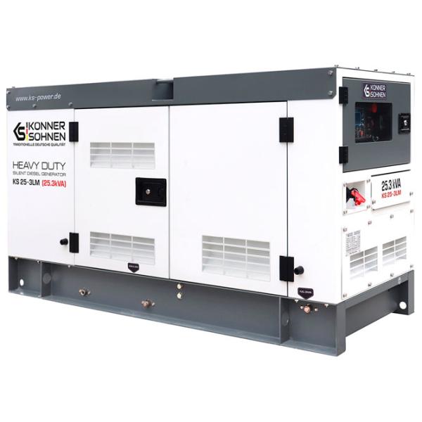 Генератор Könner & Söhnen KS 25-3LM 230/ 400 В Дизель/ 23 кВт photo 1