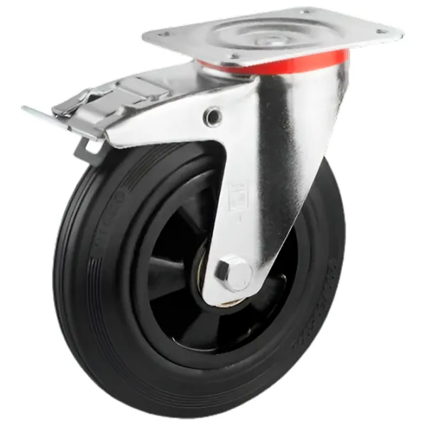Roată Euromaster b-bpp 160db 160 mm/ Rotativă/ Cărucioare photo 1