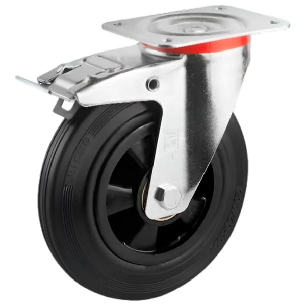 Roată Euromaster b-bpp 160db 160 mm/ Rotativă/ Cărucioare photo 1