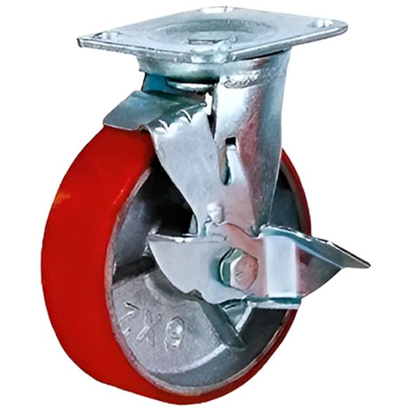 Колесо Euromaster 1044-200 200 мм/ Поворотное/ Тележек photo 1
