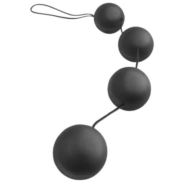 Анальная игрушка Pipedream Deluxe Dibro Balls (4шарика) Черный photo 1