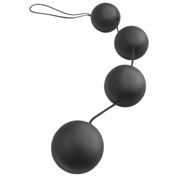 Анальная игрушка Pipedream Deluxe Dibro Balls (4шарика) Черный photo 1