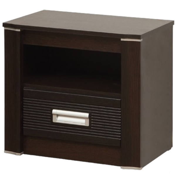 Тумбочки Olmeco STELLA 06.237 49.4см x 55см x 36.4см/ ЛДСП/ Темно коричневый photo 1