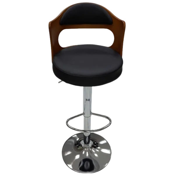 Scaun de bar Magnus CX B33 Piele eco/ Metal/ Black photo 1