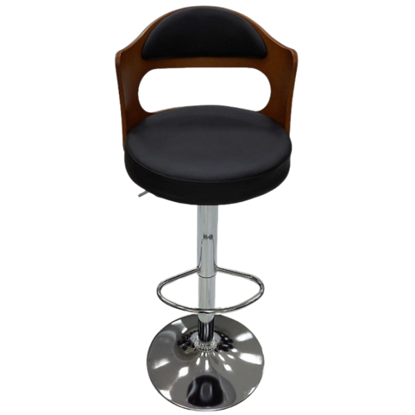 Scaun de bar Magnus CX B33 Piele eco/ Metal/ Black photo 1