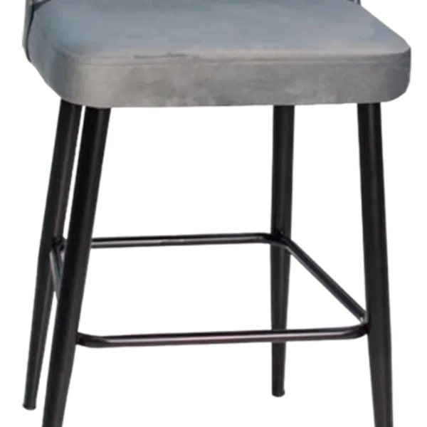 Scaun de bar Magnus Vento Textil/ Metal/ Grey photo 1