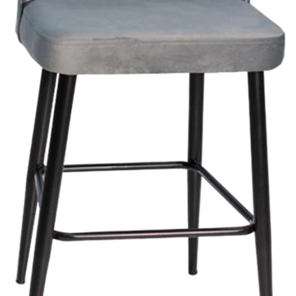 Scaun de bar Magnus Vento Textil/ Metal/ Grey photo 1