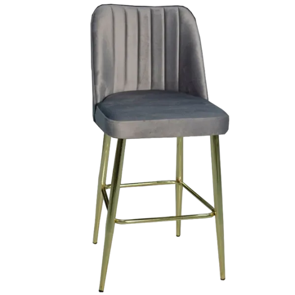 Scaun de bar Magnus Vento Textil/ Metal/ Grey photo 1